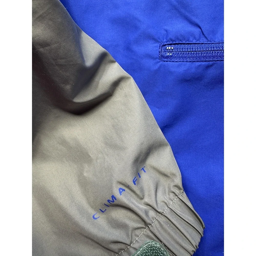 Nike‎ ACG Jacket Mens Medium Blue Clima-FIT Zip Off Sleeve Windbreaker Hiking